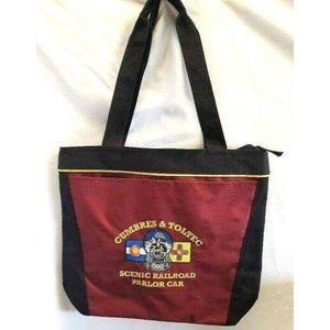 Cumbres & Toltec Scenic Railroad Parlor Car Bag Tote New 17 x 14 Nylon Travel